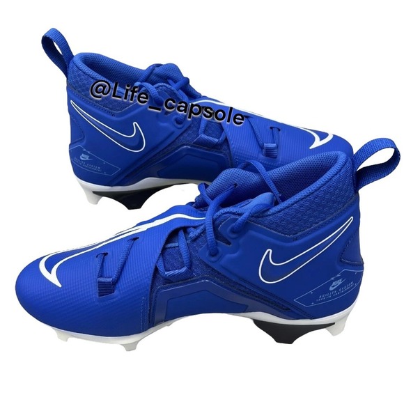 Nike Size 11 Alpha Menace Pro 3 Game Royal Blue CT6649-414 Football Cleats‎ - Picture 5 of 16